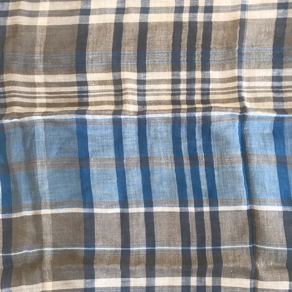 New Salvatore Ferragamo Silk Scarf 36 X 80 - Check - Picture 2 of 4